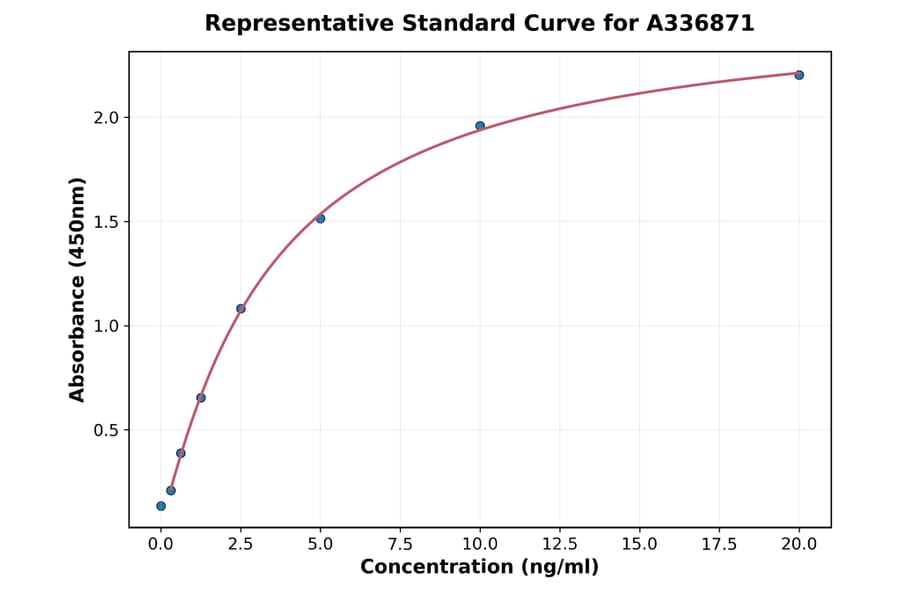 Standard Curve - Rat ErbB2 ELISA Kit (A336871) - Antibodies.com