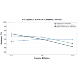 Linearity - Rat Calpain 1 ELISA Kit (A336884) - Antibodies.com