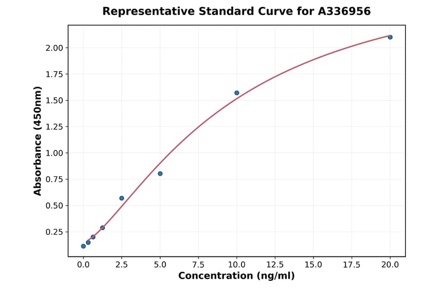 Standard Curve - Rat HO-1 ELISA Kit (A336956) - Antibodies.com