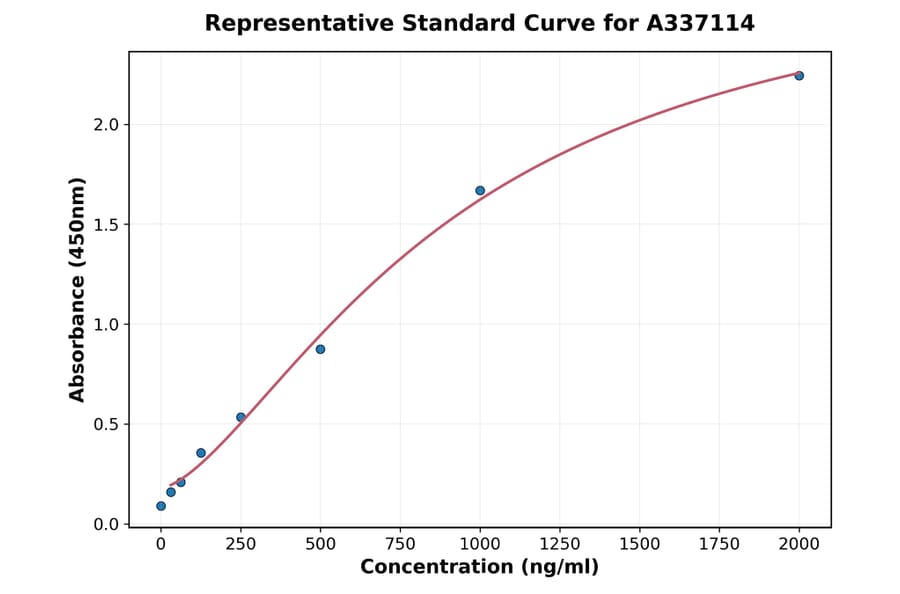 Standard Curve - Rat GCLC ELISA Kit (A337114) - Antibodies.com