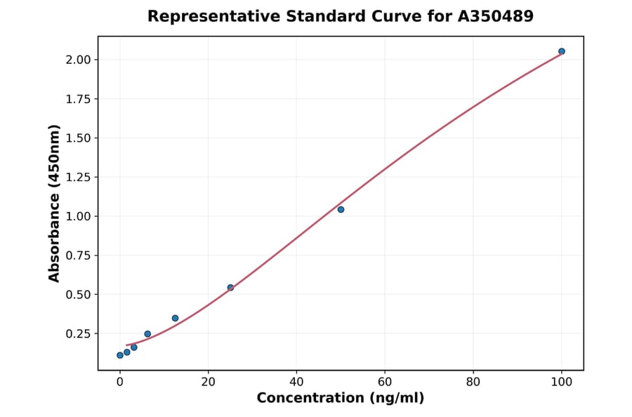 Standard Curve - Mouse Cathepsin S ELISA Kit (A350489) - Antibodies.com
