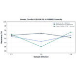 Linearity - Human Claudin18 ELISA Kit (A350645) - Antibodies.com