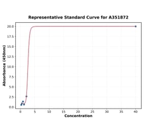 Standard Curve - Sheep Testosterone ELISA Kit (A351872) - Antibodies.com
