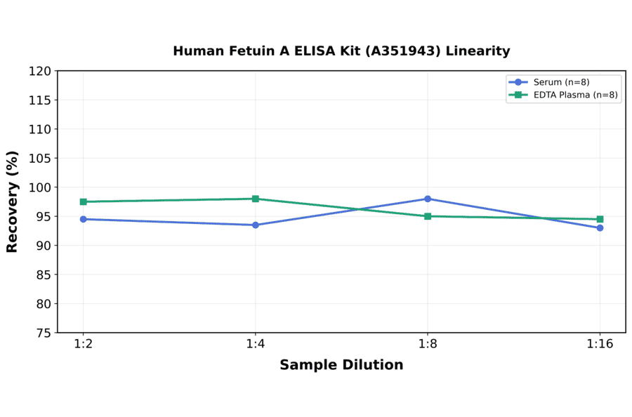 Linearity - Human Fetuin A ELISA Kit (A351943) - Antibodies.com
