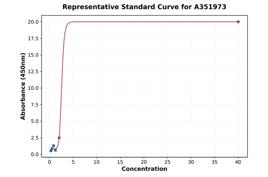 Standard Curve - Human Testosterone ELISA Kit (A351973) - Antibodies.com