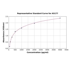 Standard Curve - Human SFRP4 ELISA Kit (A5177) - Antibodies.com