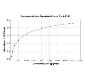 Standard Curve - Rat SOD2/MnSOD ELISA Kit (A5345) - Antibodies.com