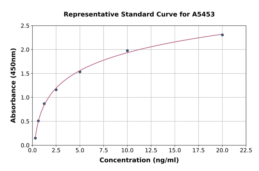 Standard Curve - Mouse LOX ELISA Kit (A5453) - Antibodies.com