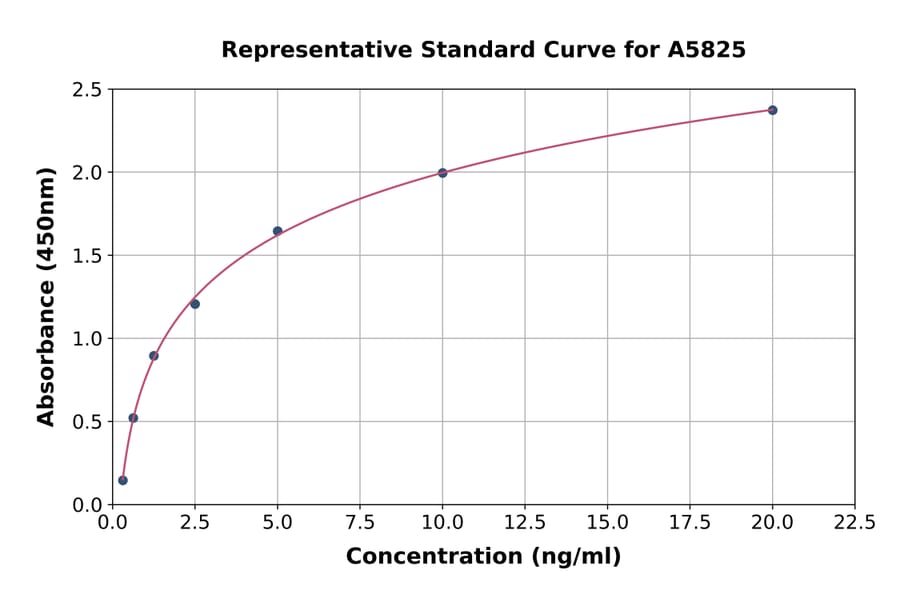 Standard Curve - Human MT1E ELISA Kit (A5825) - Antibodies.com