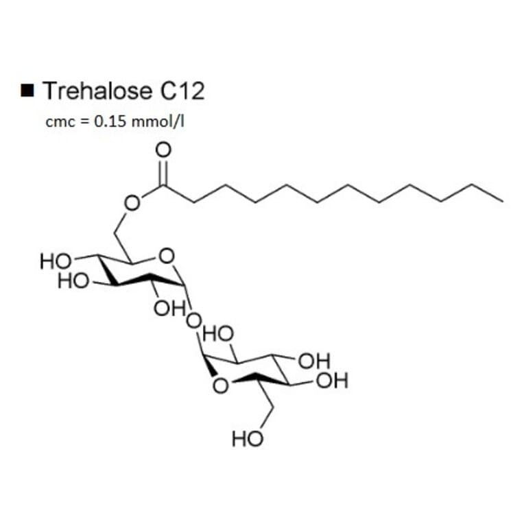 Structure - Trehalose C12 - Trehalose Dilaurate (A57194) - Antibodies.com