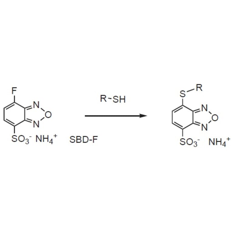 Diagram - SBD-F - Thiol Detection Reagent (A57232) - Antibodies.com