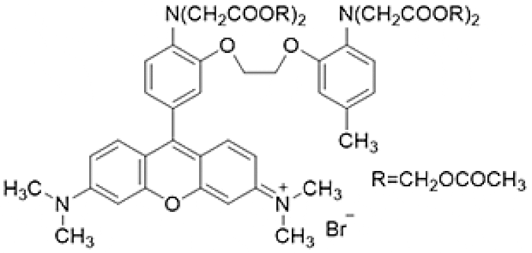 Structure - Rhod-2 AM - Calcium Indicator (A57236) - Antibodies.com