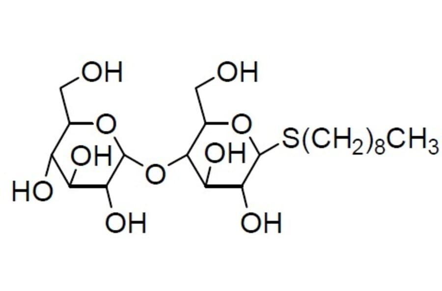 Structure - n-Nonyl-ß-D-Thiomaltoside - Thioglycoside Detergent (A57273) - Antibodies.com