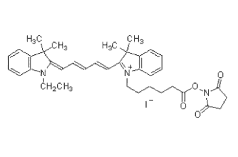 Structure - IC5-OSu - NHS Ester Fluorescent Dye (A57331) - Antibodies.com