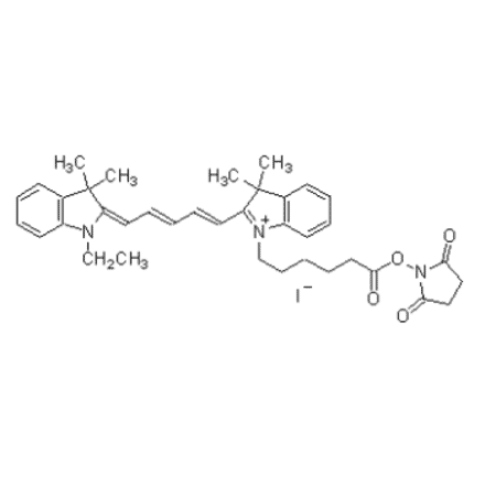Structure - IC5-OSu - NHS Ester Fluorescent Dye (A57331) - Antibodies.com