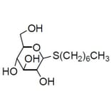 Structure - n-Heptyl-ß-D-Thioglucoside - Thioglycoside Detergent (A57350) - Antibodies.com