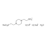 Structure - PIPES - Sesquisodium Salt (A57358) - Antibodies.com