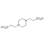 Structure - PIPES - Biological Buffer (A57364) - Antibodies.com