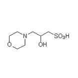 Structure - MOPSO - Biological Buffer (A57365) - Antibodies.com