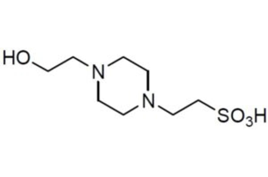 Structure - HEPES - Biological Buffer (A57369) - Antibodies.com