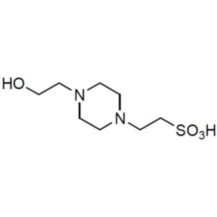 Structure - HEPES - Biological Buffer (A57369) - Antibodies.com