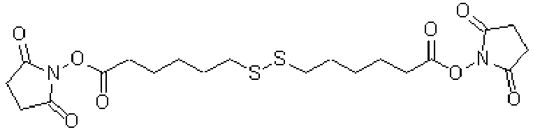 Structure - Dithiobis(Succinimidyl Hexanoate) - Cleavable Crosslinker (A57405) - Antibodies.com