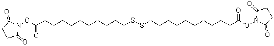 Structure - Dithiobis(Succinimidyl Undecanoate) - Cleavable Crosslinker (A57407) - Antibodies.com