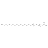 Structure - Carboxy-EG6-Hexadecanethiol - SAM Reagent (A57437) - Antibodies.com