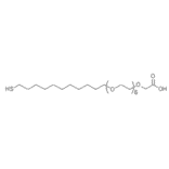 Structure - Carboxy-EG6-Undecanethiol - SAM Reagent (A57438) - Antibodies.com