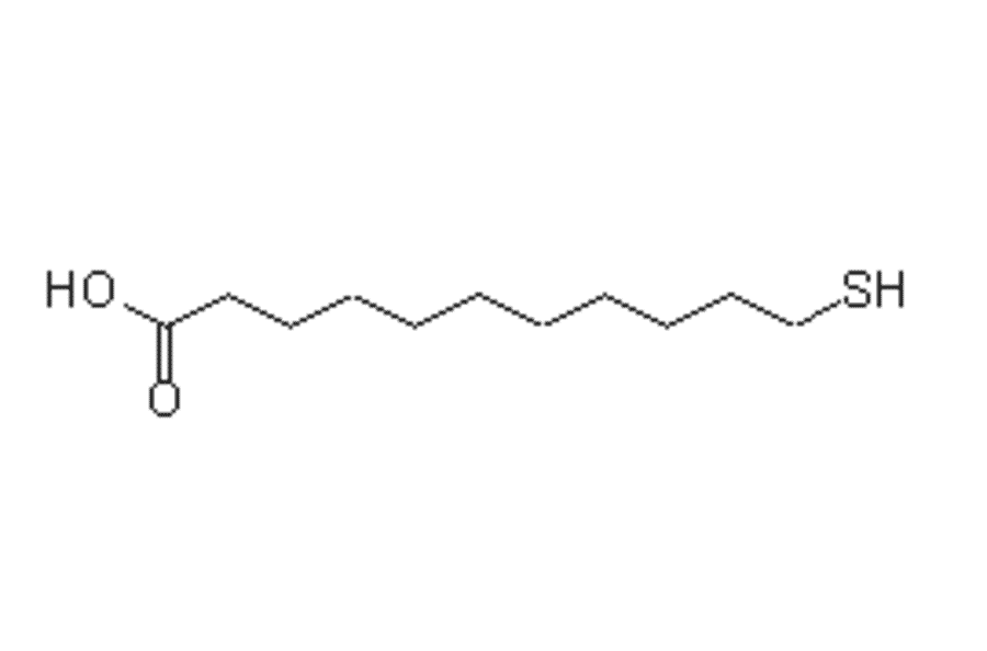 Structure - 10-Carboxy-1-Decanethiol - SAM Reagent (A57450) - Antibodies.com