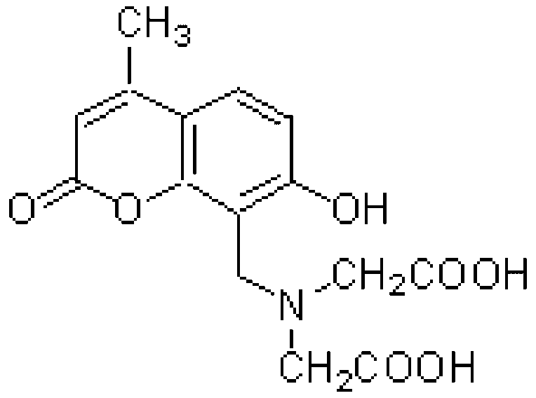 Structure - Calcein Blue - Fluorescent Metal Indicator (A57464) - Antibodies.com