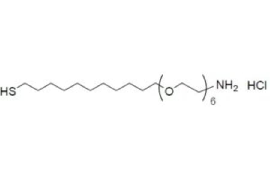 Structure - Amino-EG6-Undecanethiol - Hydrochloride (A57509) - Antibodies.com