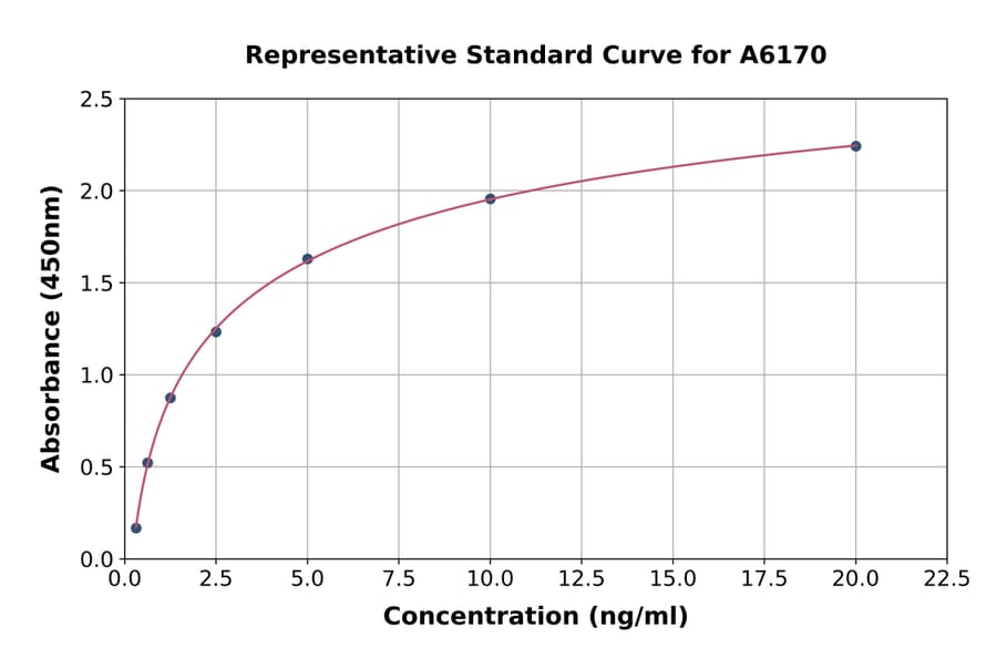 Standard Curve - Rat IDH1 ELISA Kit (A6170) - Antibodies.com