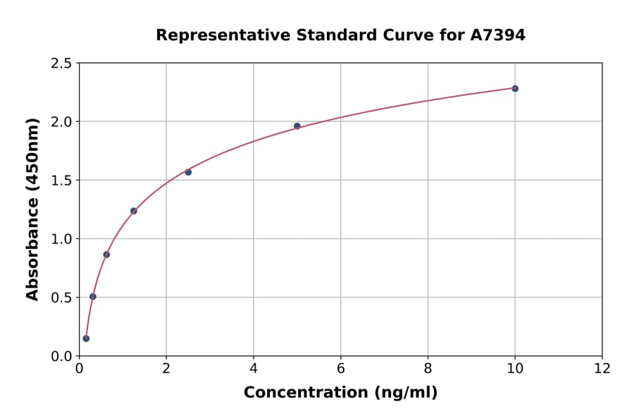 Standard Curve - Rat GCLM ELISA Kit (A7394) - Antibodies.com