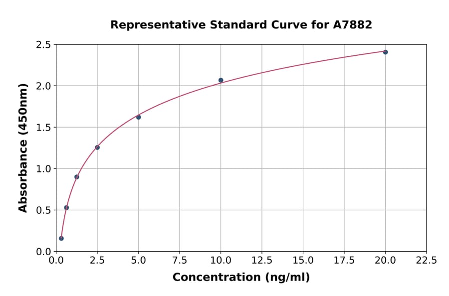 Standard Curve - Rat FAK ELISA Kit (A7882) - Antibodies.com