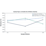 Linearity - Guinea Pig IL-12 ELISA Kit (A73924) - Antibodies.com