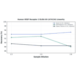Linearity - Human VEGF Receptor 2 ELISA Kit (A74134) - Antibodies.com