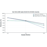 Linearity - Rat CXCL1/GRO alpha ELISA Kit (A74196) - Antibodies.com