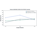 Linearity - Human ALDH16A1 ELISA Kit (A74326) - Antibodies.com