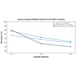Linearity - Human Caspr2/CNTNAP2 ELISA Kit (A74365) - Antibodies.com