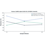 Linearity - Human CaMKII alpha ELISA Kit (A74694) - Antibodies.com