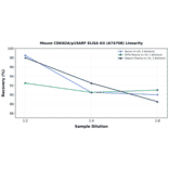 Linearity - Mouse CDKN2A/p19ARF ELISA Kit (A74708) - Antibodies.com