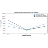 Linearity - Human COL1A2 ELISA Kit (A74724) - Antibodies.com