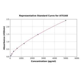 Standard Curve - Human ADAM33 ELISA Kit (A75168) - Antibodies.com