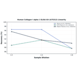 Linearity - Human Collagen I alpha 1 ELISA Kit (A75312) - Antibodies.com