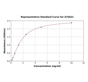 Standard Curve - Mouse MMP12 ELISA Kit (A75621) - Antibodies.com
