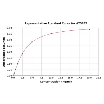 Standard Curve - Human NOTCH4 ELISA Kit (A75657) - Antibodies.com