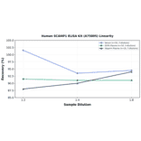 Linearity - Human SCAMP1 ELISA Kit (A75805) - Antibodies.com