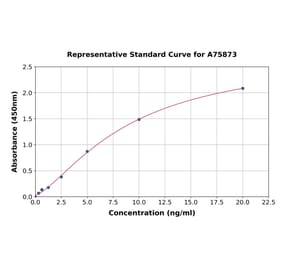 Standard Curve - Human Sumo 2 ELISA Kit (A75873) - Antibodies.com