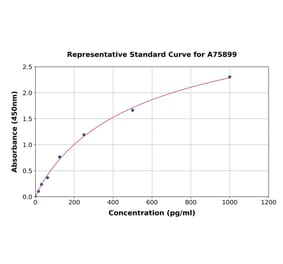 Standard Curve - Mouse TGF beta 2 ELISA Kit (A75899) - Antibodies.com